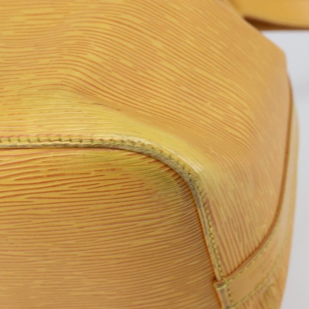 Authentic LOUIS VUITTON Epi Petit Noe Shoulder Bag Yellow M44109 LV - Picture 7 of 16